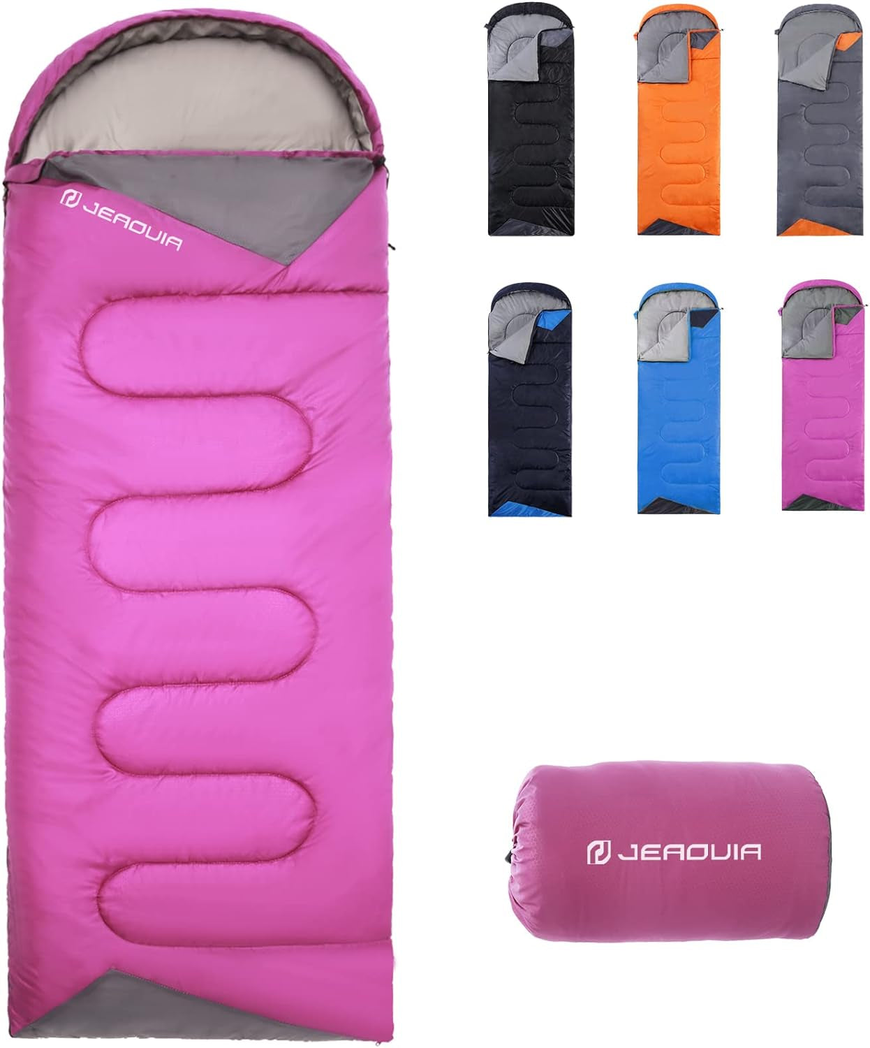 Sleeping Bags for Adults Backpacking Lightweight Waterproof- Cold Weather Sleeping Bag for Girls Boys Mens for Warm Camping Hiking Outdoor Travel Hunting with Compression Bags