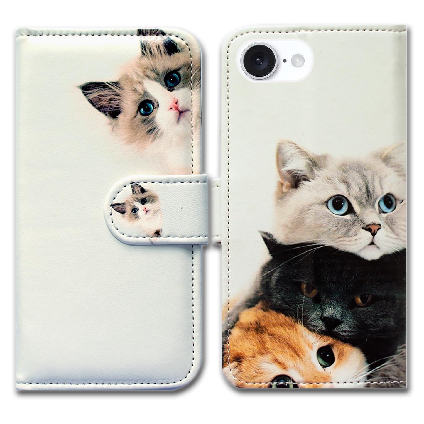 Case for iPhone 16e,Sunflower Bee Flip Phone Case Wallet Cover with Card Slot Holder Kickstand Case for iPhone 16e