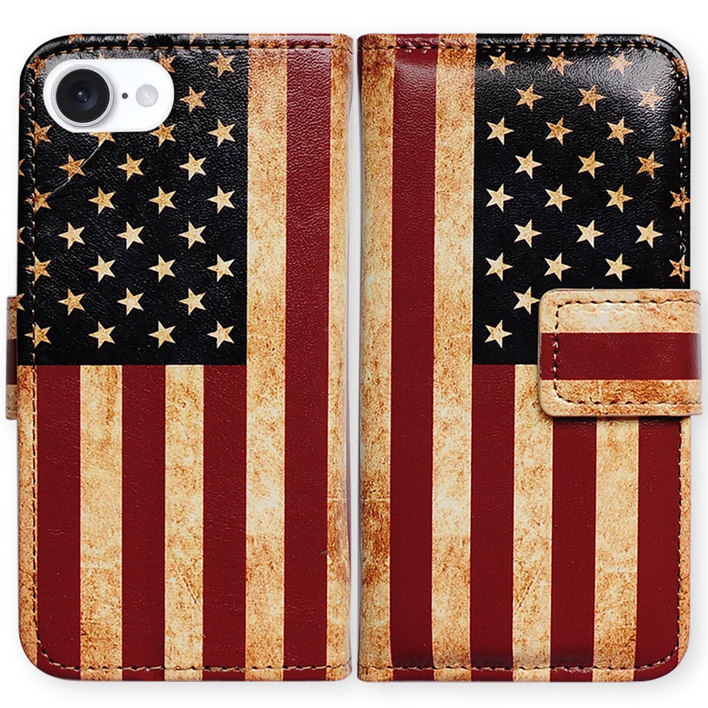 Case for iPhone 16e,Sunflower Bee Flip Phone Case Wallet Cover with Card Slot Holder Kickstand Case for iPhone 16e