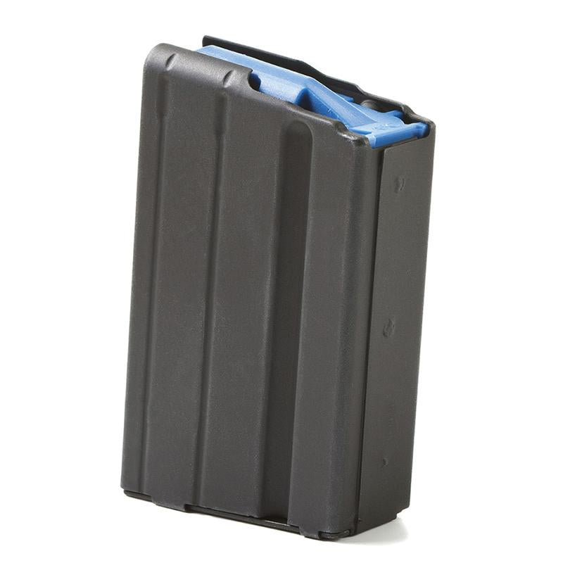 Asc Rifle Magazines Asc ASC AR-15 Stainless Steel Magazine 6.5 Grendel Black with Blue Follower 5/rd