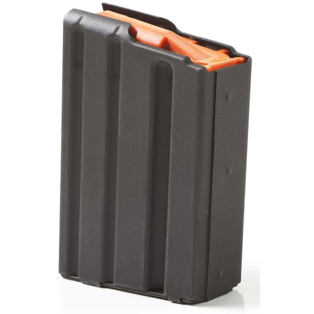 Asc Rifle Magazines Asc ASC AR Family Rifle Magazine Orange Follower 223 Remington Black Aluminum 10/rd