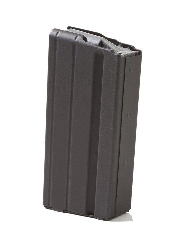 Asc Rifle Magazines Asc ASC AR Family Rifle Magazine Grey Follower 6.8 SPC Black Stainless Steel 15/rd