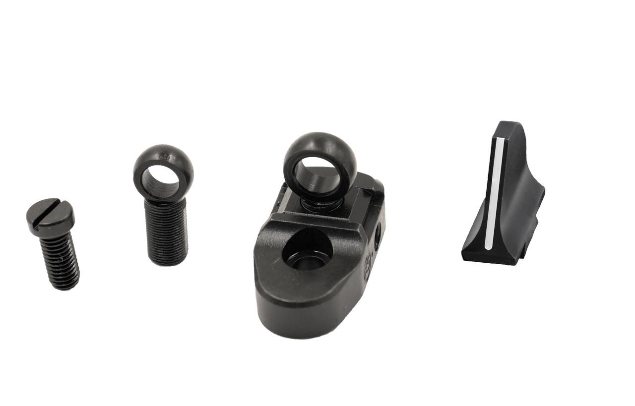 Xs Sight Systems Rifle Sights Xs Sight Systems XS Sights Henry Ghost Ring Sight Set .357 Magnum Dovetail - Black Steel