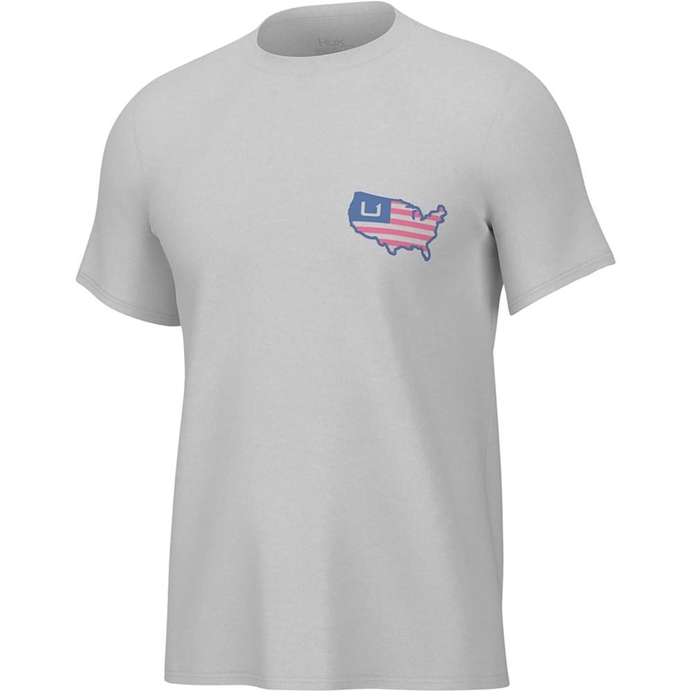 HUK Short Sleeve Shirts HUK Huk American Tee Shirt White S