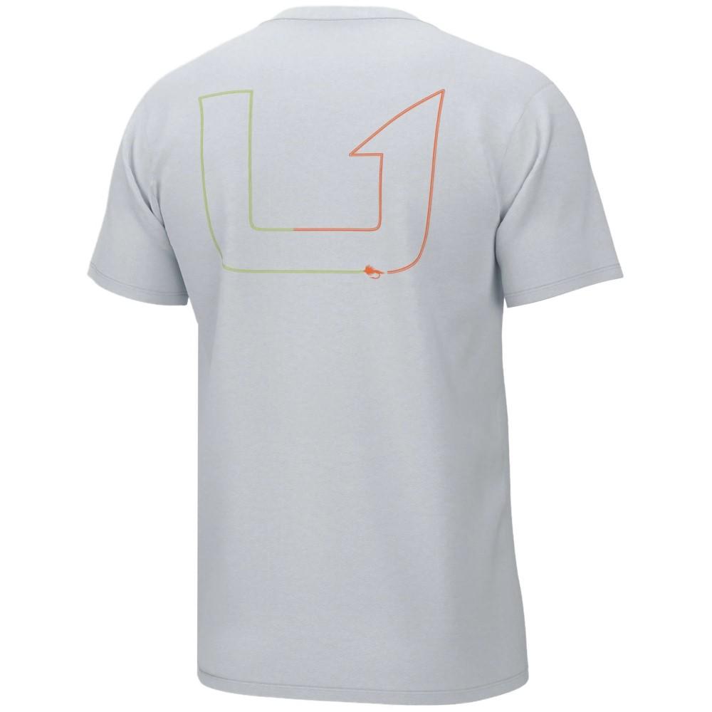 HUK Short Sleeve Shirts|Clothing & Footwear HUK Huk Fly Line Short Sleeve Shirt White S