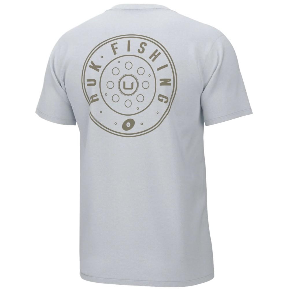 HUK Short Sleeve Shirts|Clothing & Footwear HUK Huk Reel On Short Sleeve Shirt White S