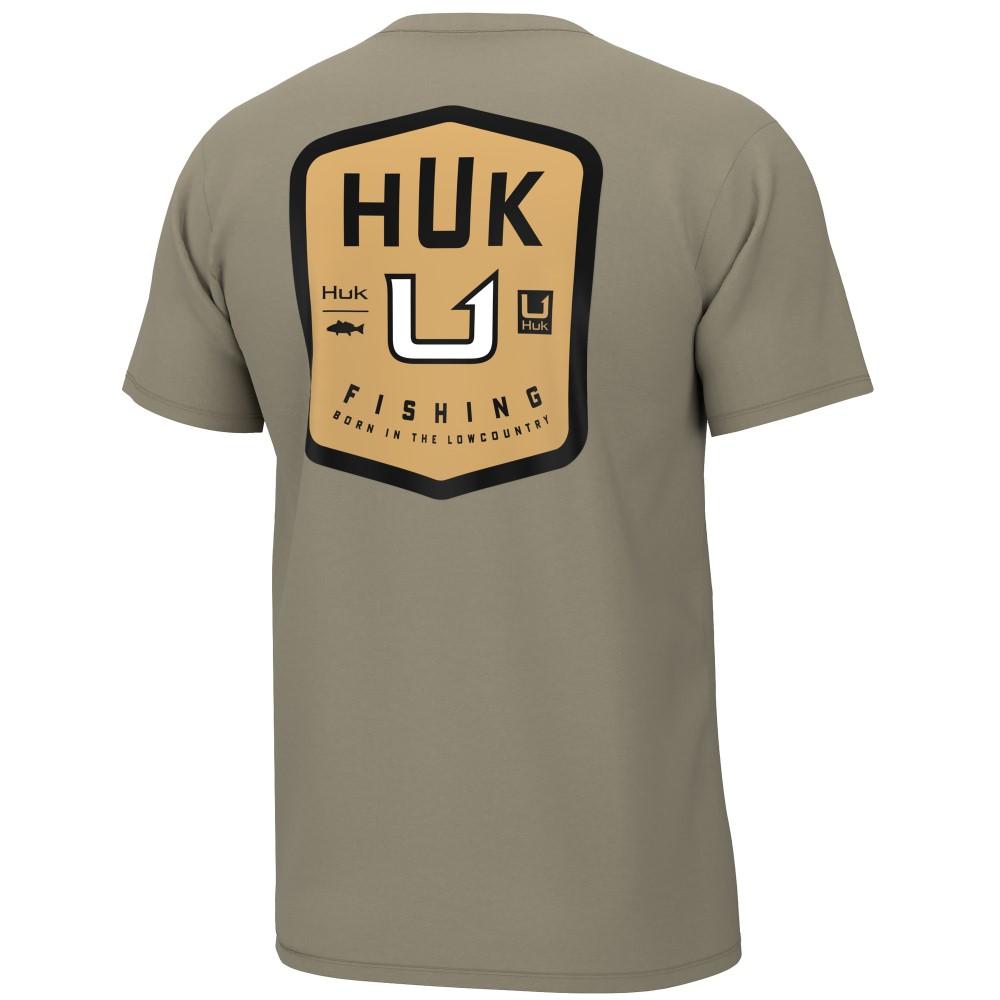 HUK Short Sleeve Shirts HUK Huk Born Short Sleeve Shirt Overland Trek XL
