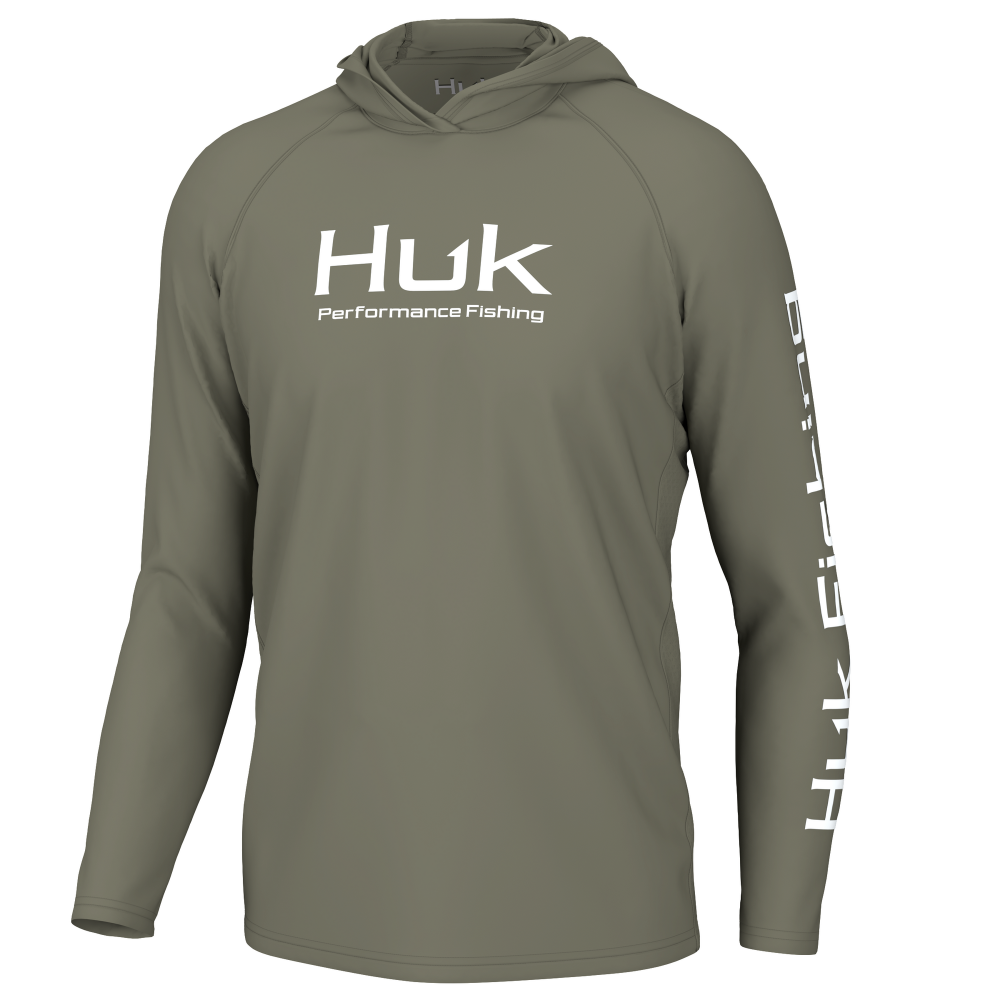 HUK Hoodies & Sweatshirts HUK Huk Vented Pursuit Long Sleeve Hoodie Moss XL