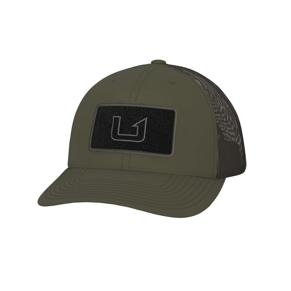 HUK Caps Hats & Beanies HUK Huk Fly Patch Trucker Hat Moss