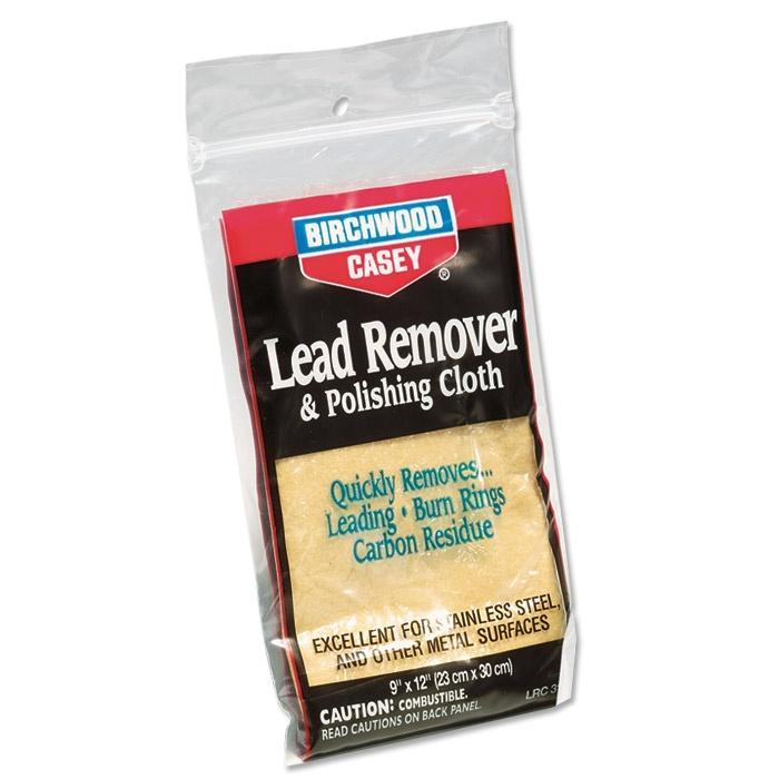 Birchwood Casey Cloths & Wipes Birchwood Casey Birchwood Casey Lead Remover & 6" x 9" Polish Cloth