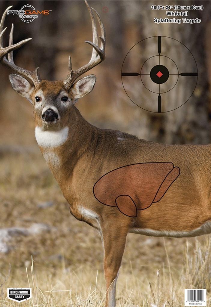 Birchwood Casey Paper Targets Birchwood Casey Birchwood Casey Pregame Targets - Deer 16.5"x24" 3 Pack