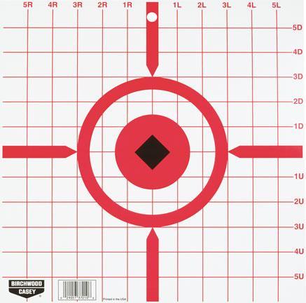 Birchwood Casey Paper Targets Birchwood Casey Birchwood Casey Rigid Paper Crosshair Sight-In Target - 12" 10/Pack