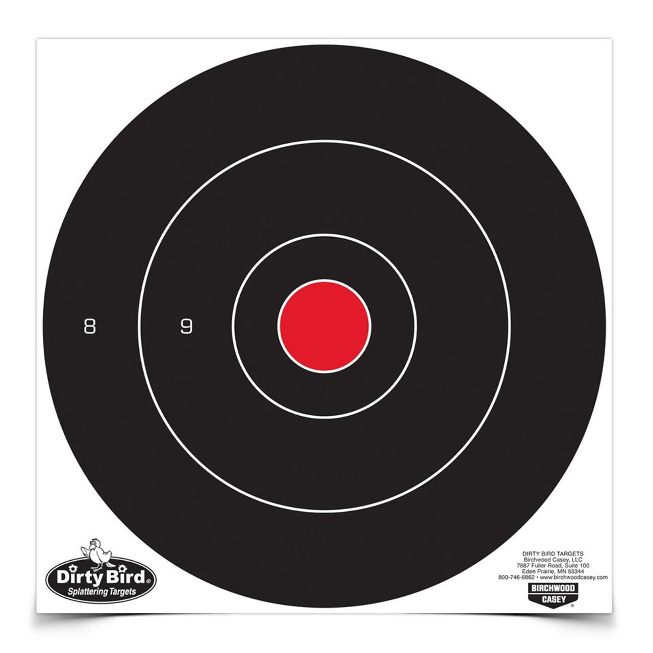 Birchwood Casey Paper Targets Birchwood Casey Birchwood Casey Dirty Bird 12" Bull's-Eye Target 100/ct