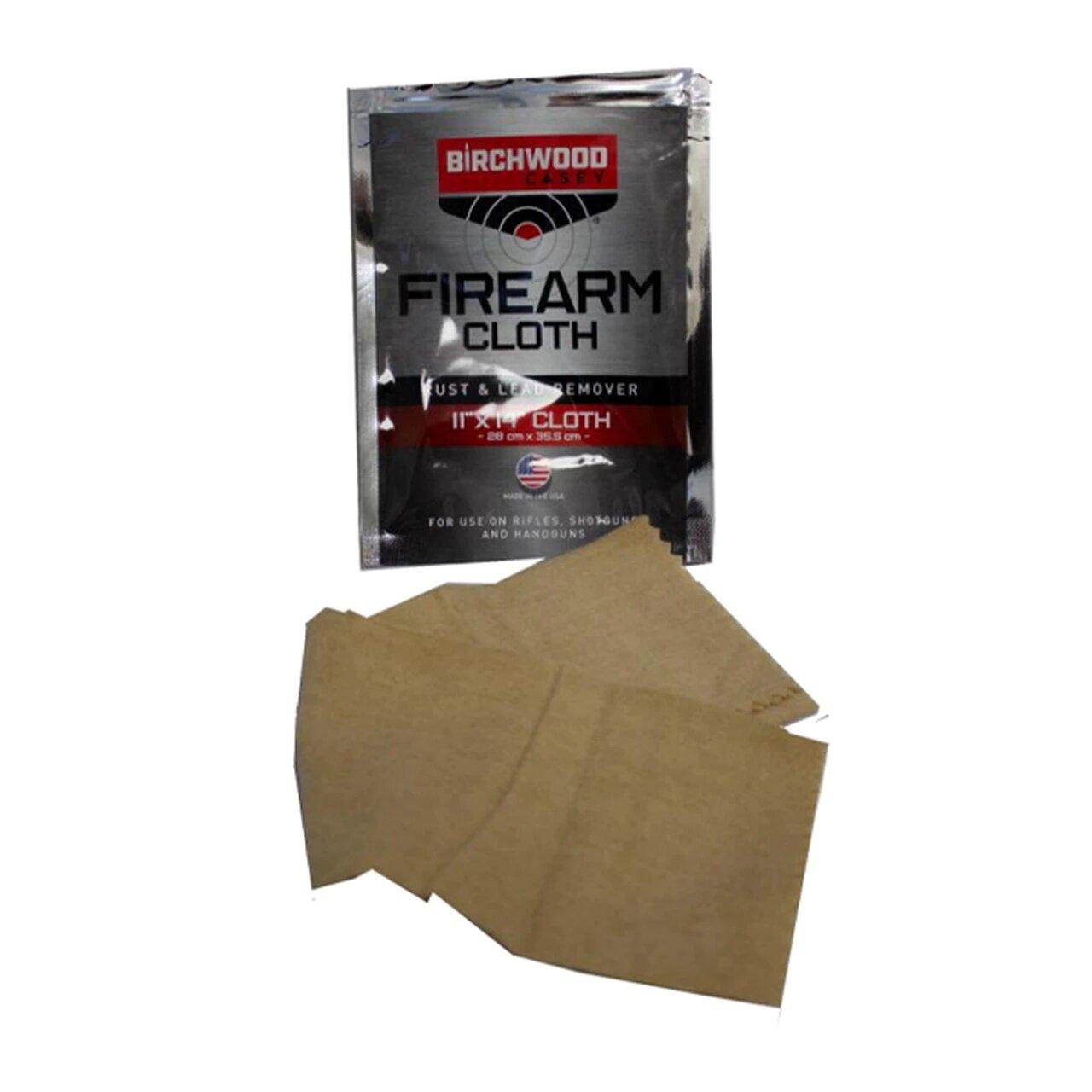 Birchwood Casey Cloths & Wipes Birchwood Casey Birchwood Casey Rust & Lead Remover Treated Cloth -Tan 11" x 14"