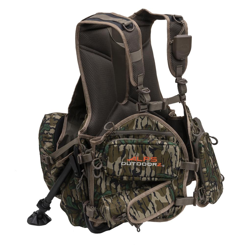 ALPS Brands Turkey Vests ALPS Brands Alps Outdoorz Grand Slam Turkey Hunting Vest Standard Mossy Oak Greenleaf