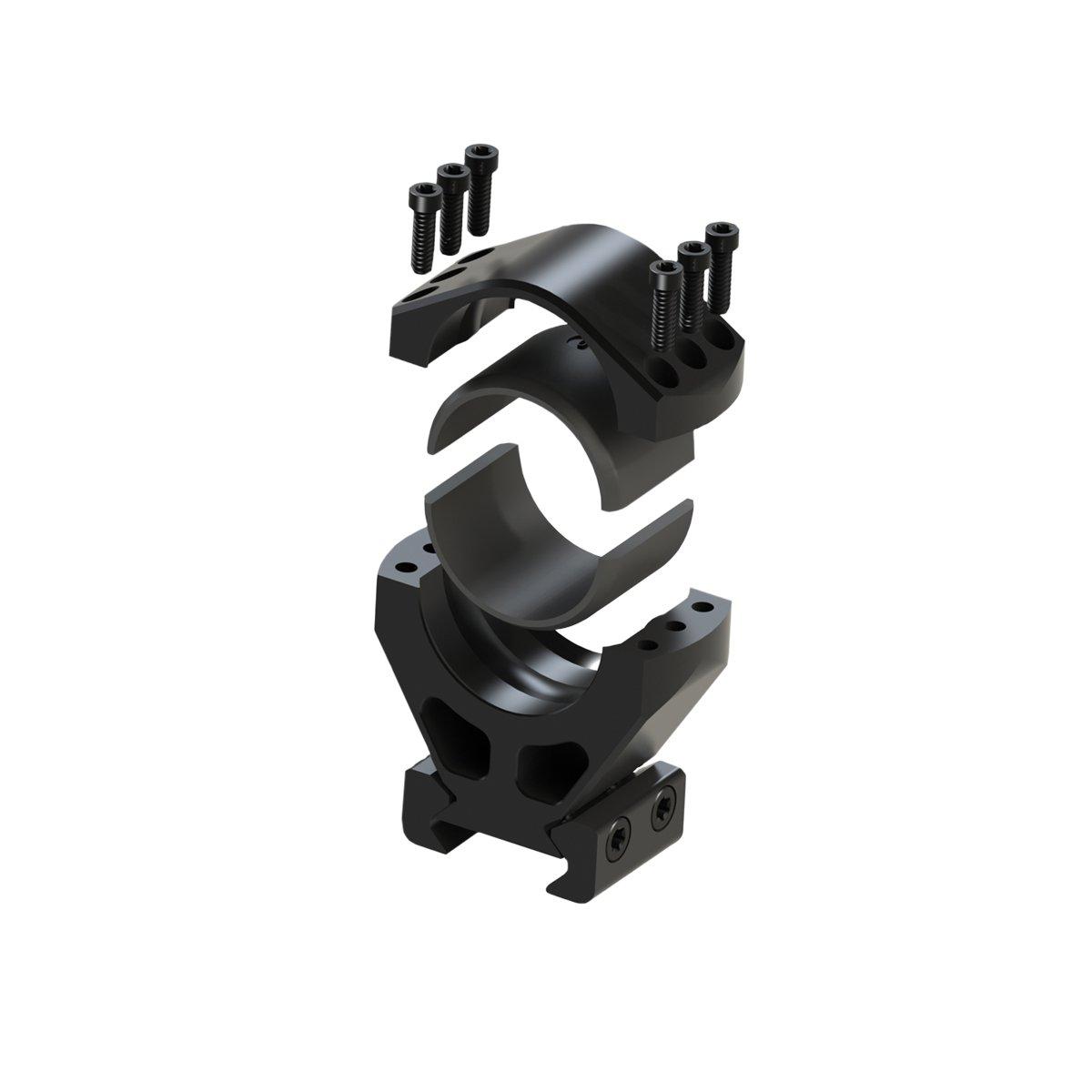 Burris Scope Rings Burris Steel XTR Signature Scope Ring Set with Pos-Align Offset Inserts 34mm 150" Height