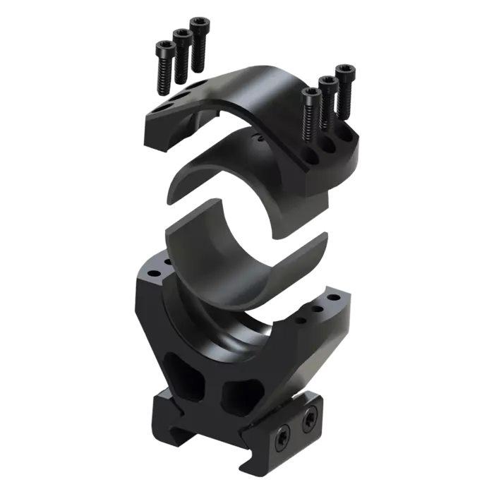 Burris Scope Rings Burris Steel XTR Signature Scope Ring Set with Pos-Align Offset Inserts 30mm 1.00" Height Matte