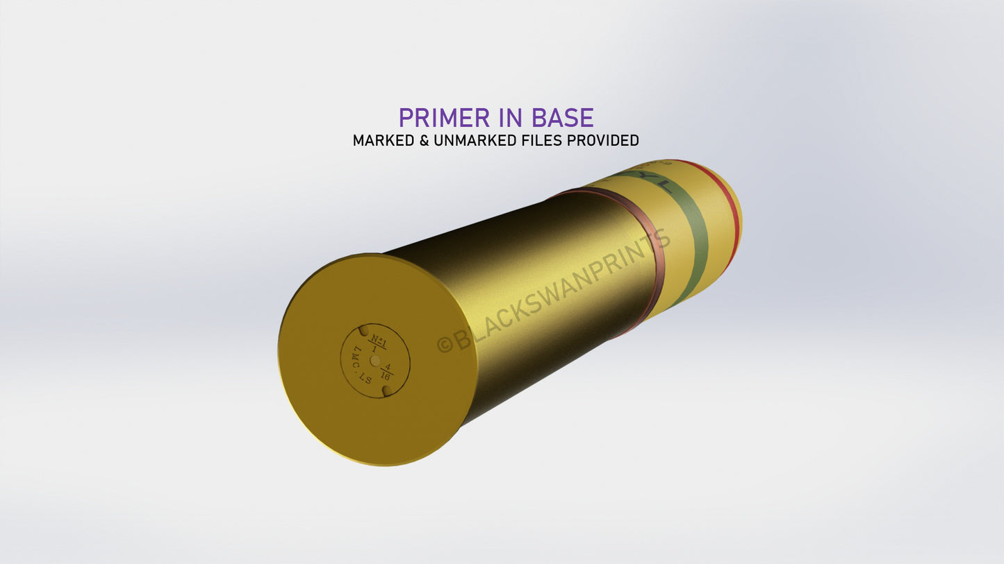WW1 British 18-Pounder Mk II HE Shell (WWI) Full-Size 3D Printed Replica