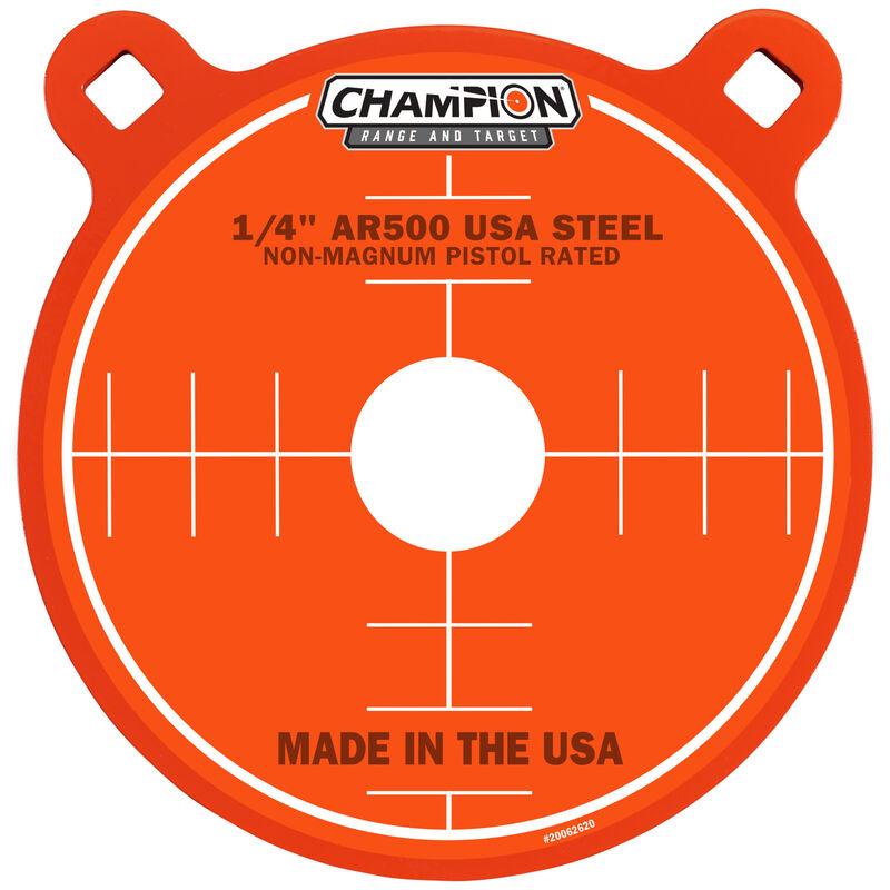 Champion Steel Targets Champion Center Mass AR500 8" Gong Pistol Steel Targets Orange