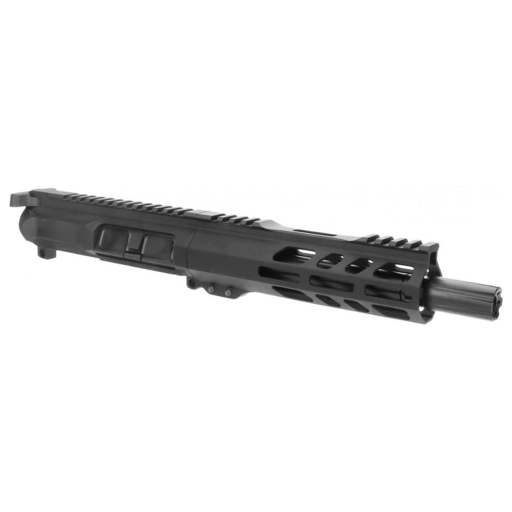 Tacfire Uppers Tacfire Tacfire AR-15 Complete Upper 9mm Luger 7" 1/2x36 Threaded Barrel Black with Bolt Carrier Group