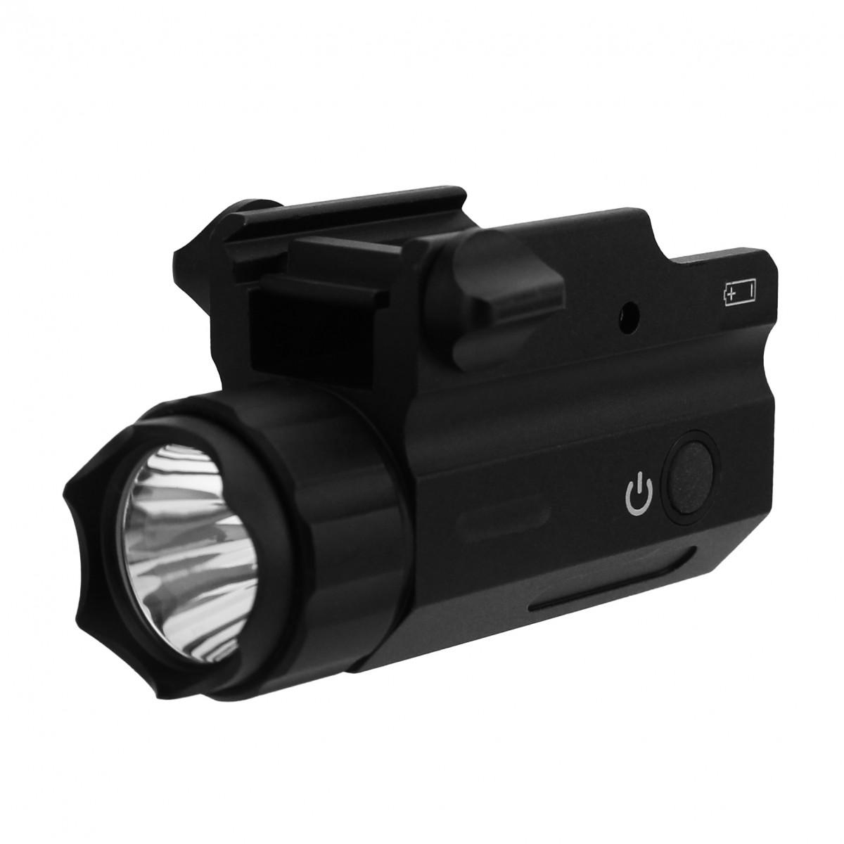 Tacfire Handgun Lights Tacfire Tacfire 360 Lumen Full Size Pistol Flashlight Black