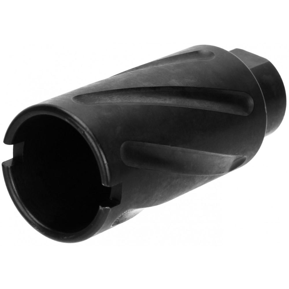 Tacfire Muzzle Devices Tacfire Tacfire Spiral Fluted Muzzle Brake 223/5.56 1/2''x28'' Thread With Crush