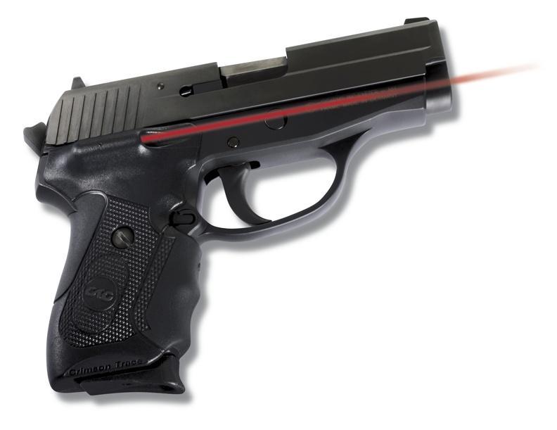 Crimson Trace Laser Sights Crimson Trace Semi-Automatic Lasergrip - Sig Sauer P239 Series Lasegrips Side Action Rubber Grip