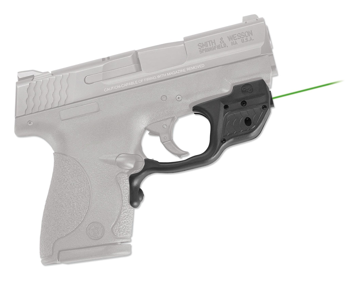 Crimson Trace Optics|Laser Sights Crimson Trace Laserguard Sight with Green Laser for S&W M&P Shield
