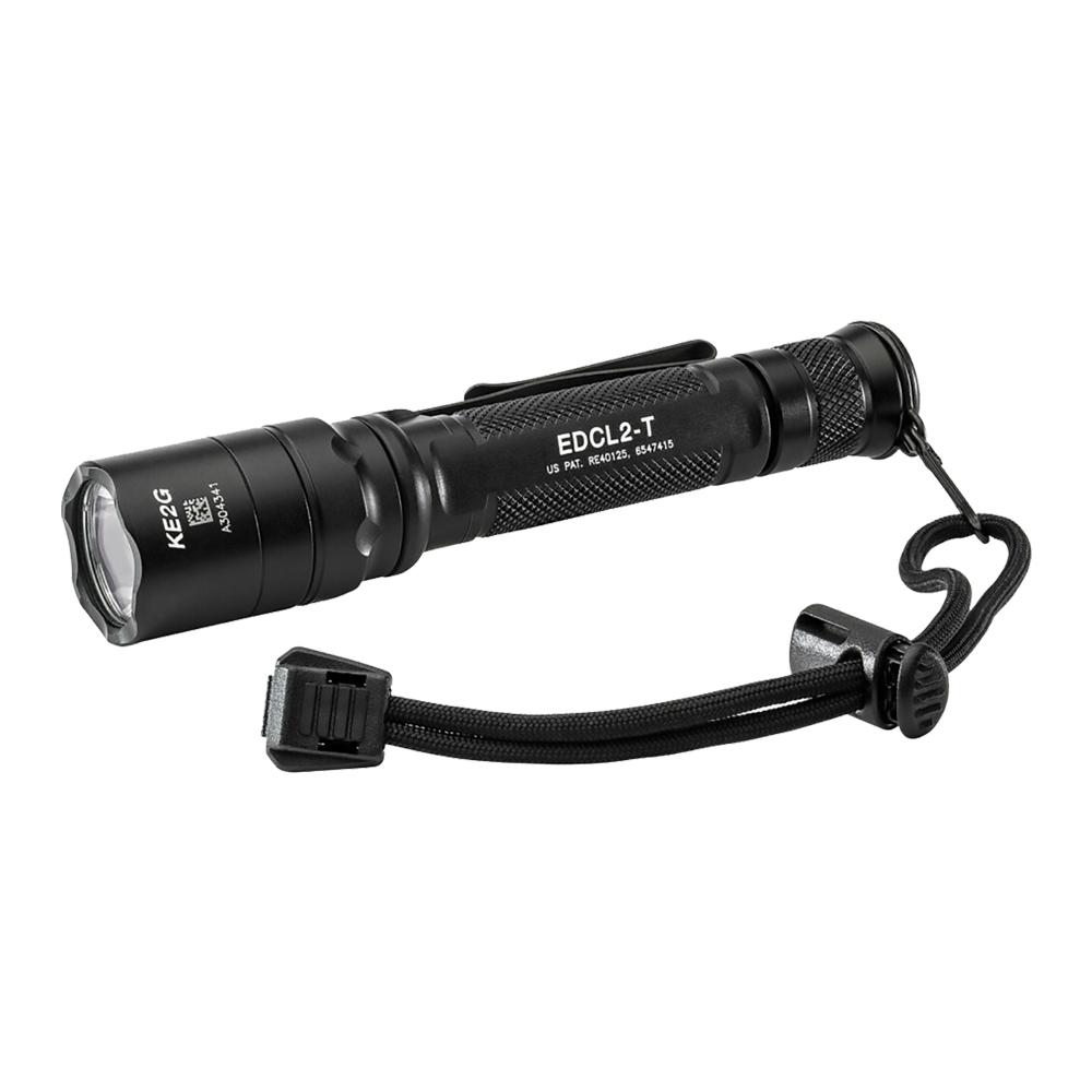 Surefire Flashlights|Flashlights & Accessories Surefire Surefire EDCL2-T Dual Output Everyday Carry Flashlight 500 Lumens Black