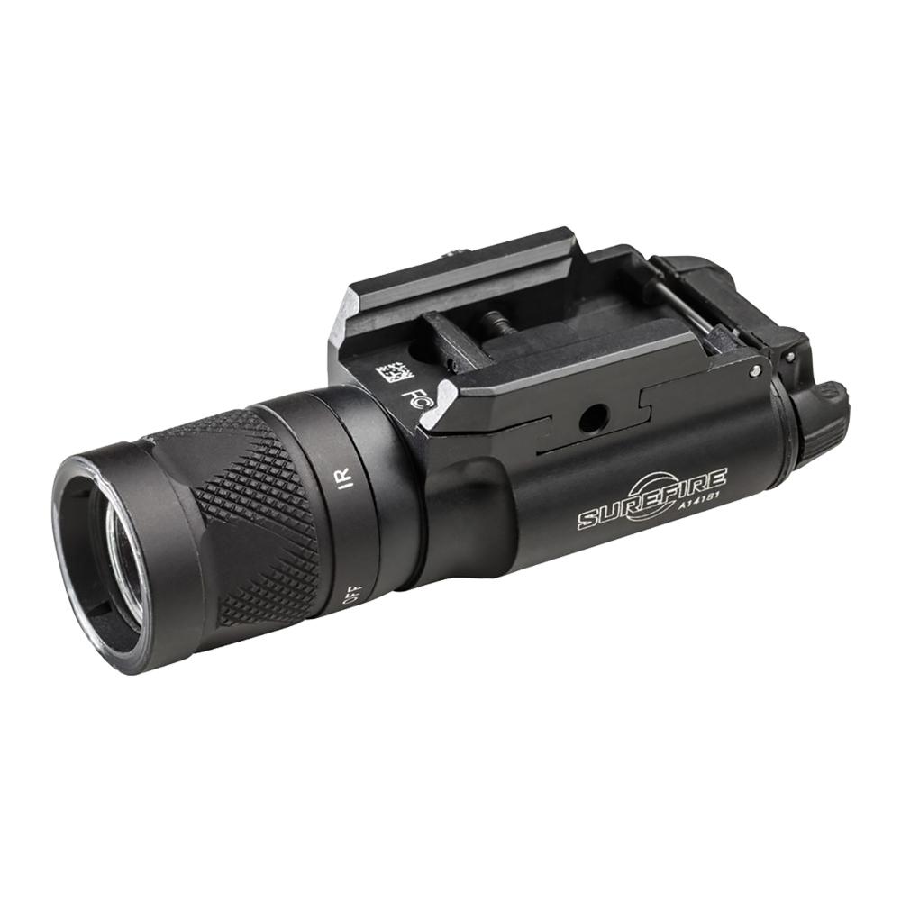 Surefire Rifle Lights Surefire Surefire X300V-B Infrared and White LED Handgun Weapon Light with T-Slot Mounting System 350 Lumens Black