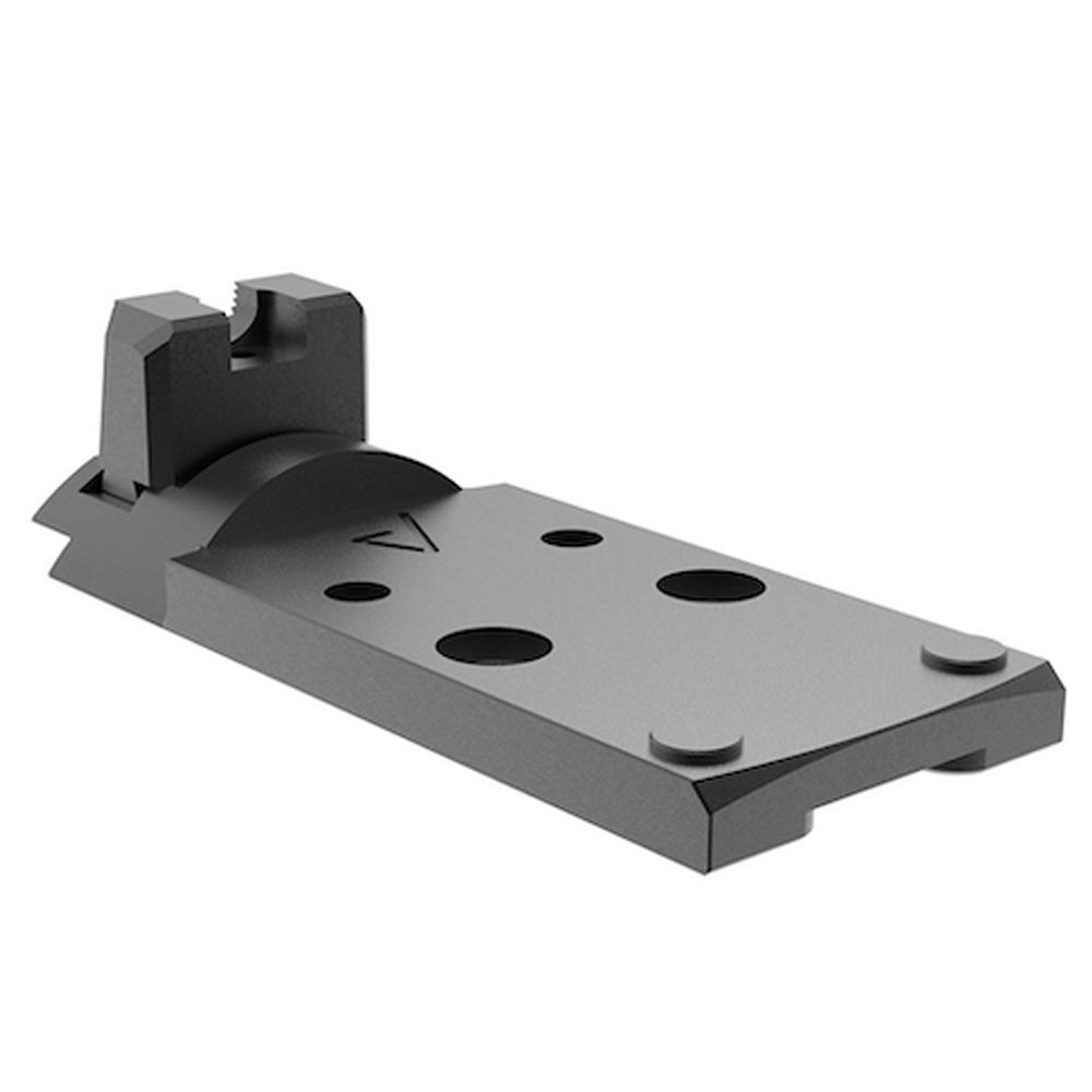 Springfield Armory Scope Bases & Mounts Springfield Armory Springfield Armory Agency Optic System Mounting Plate 1911 DS for HEX Wasp Holosun 507k Black