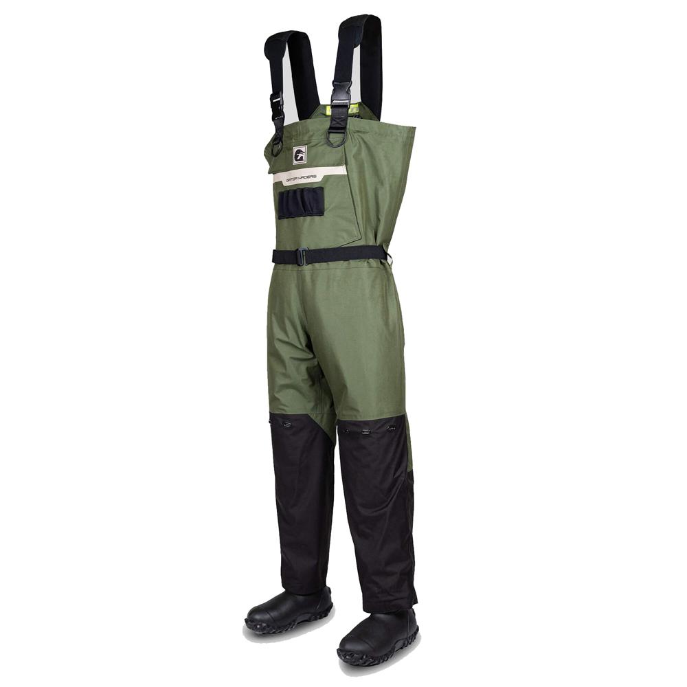 Gator Waders Waders & Wading Boots|Waders & Wading Boots|Clothing & Footwear Gator Waders Gator Waders Shield Insulated Pro Series Waders Mens Olive Regular 8