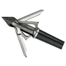 Feradyne Outdoors Broadheads Field & Specialty Points Feradyne Outdoors Muzzy Trocar 4-blade HBX Crossbow Hybrid Broadhead 1" X 1 5/8" Cut 100gr 3/pk