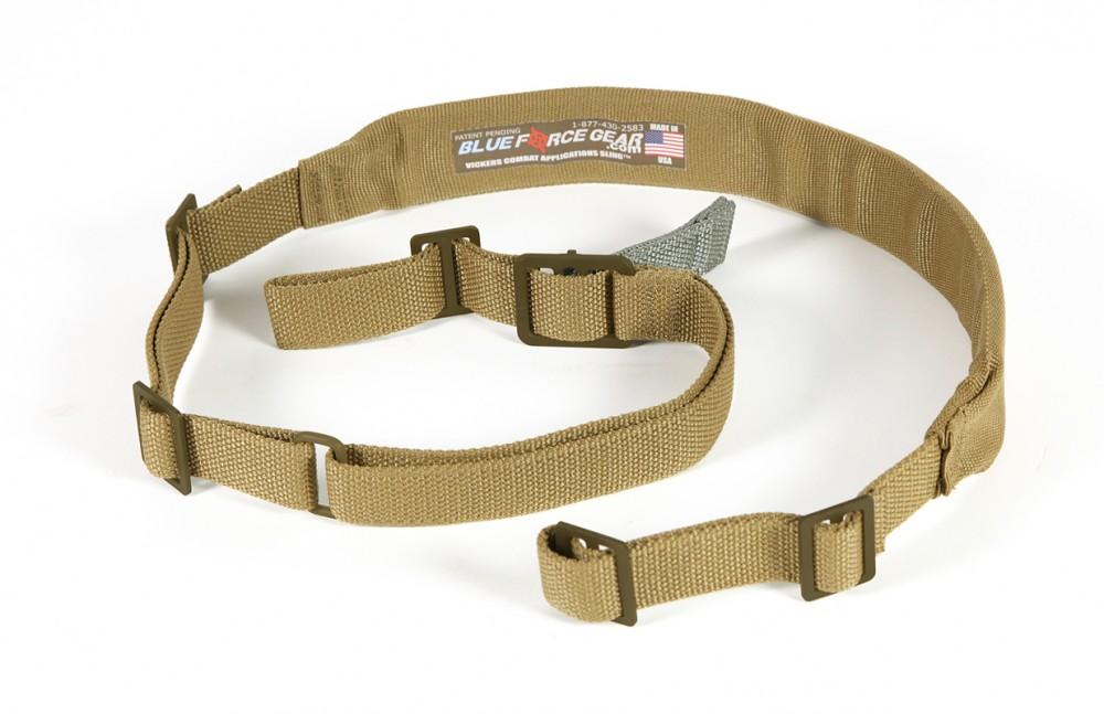 Blue Force Gear Slings Blue Force Gear Vickers Padded 2-Point Sling with Acetal Hardware Coyote Brown