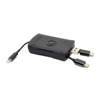 Gsm Trail Camera Accessories Gsm Stealthcam 4-in-1 Card Reader For IOS & Android /USB C Micro USB USB 2.0 & Lightning