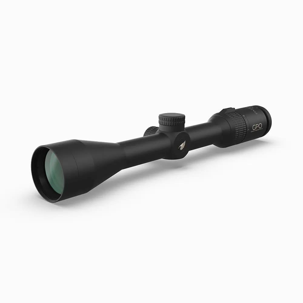 German Precision Optics Centerfire Scopes German Precision Optics GPO Passion 3x Rifle Scope 4-12x42 1" SFP Plex Black