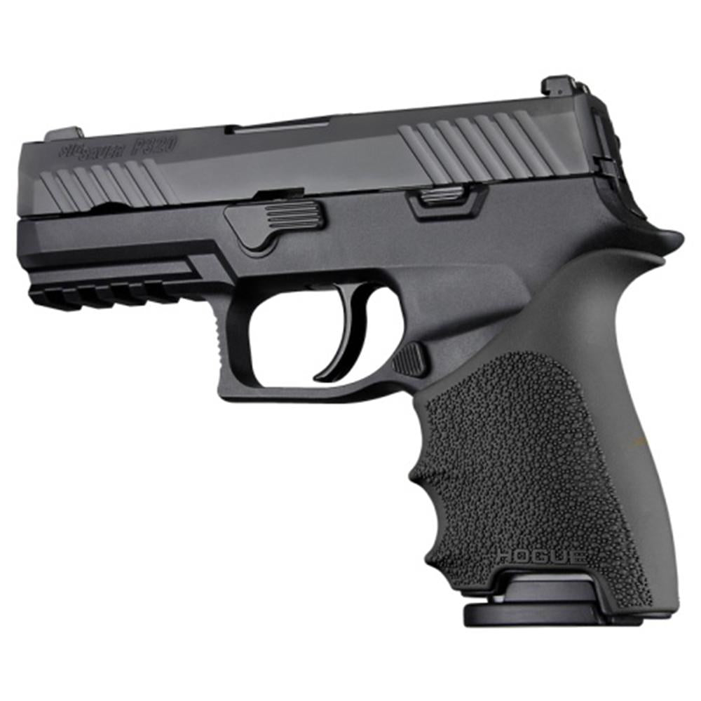Hogue Gun Parts|Grips Hogue Hogue HandAll Beavertail Handgun Grip Sleeve for Sig Sauer P320 Compact Black