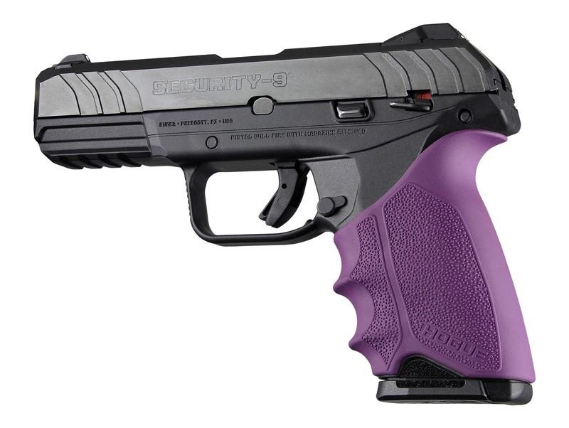 Hogue Grips Hogue Houge HandAll Beavertail Grip Sleeve Ruger Security 9 Purple
