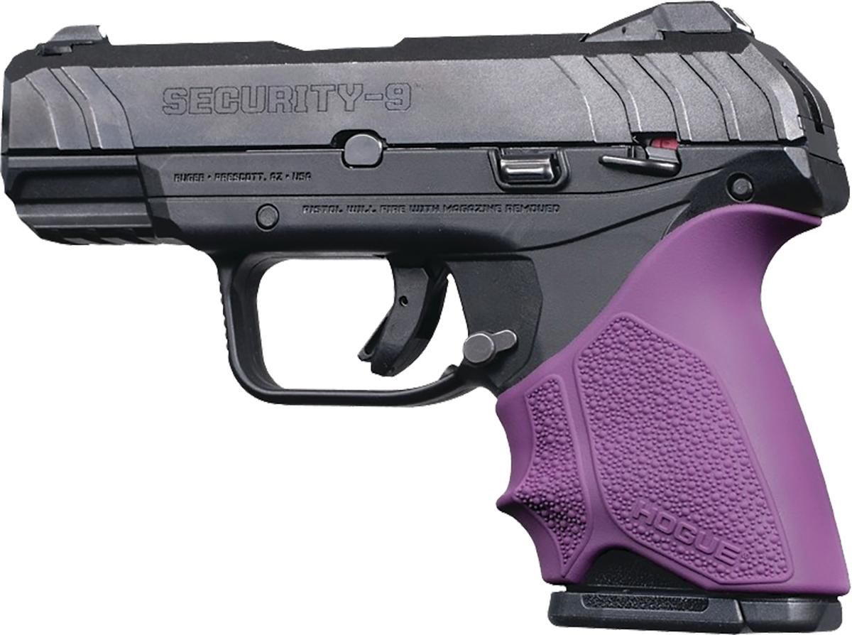 Hogue Grips Hogue Hogue HandAll Beavertail Grip Sleeve Ruger Security 9 Compact - Purple