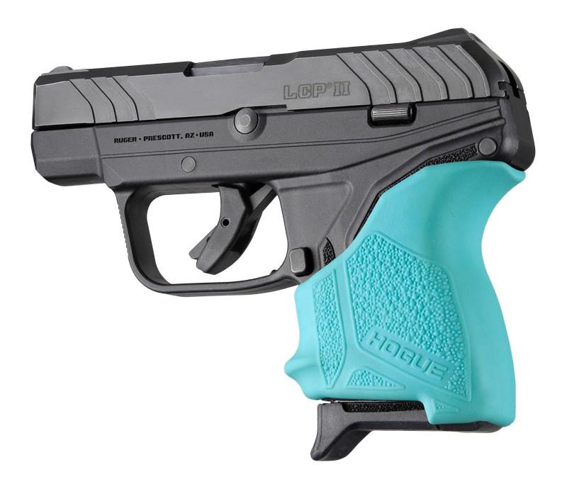 Hogue Grips Hogue Hogue HandAll Beavertail Grip Sleeve Ruger LCP II-Aqua