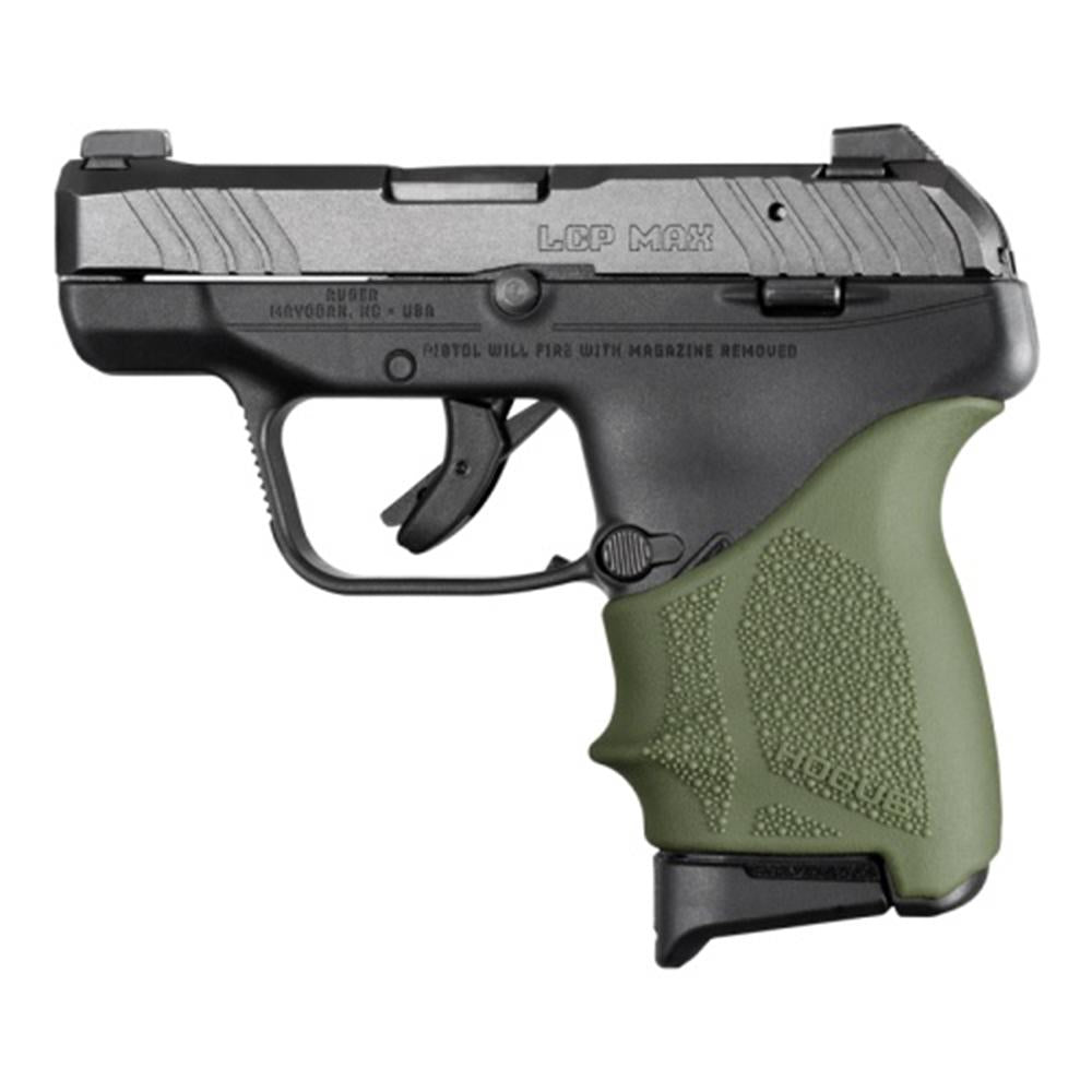 Hogue Grips Hogue Hogue HandAll Beavertail Grip Sleeve Ruger LCP Max OD Green
