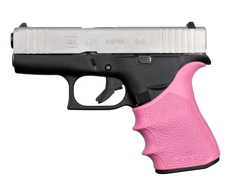 Hogue Grips Hogue Hogue HandAll Beavertail Grip Sleeve Glock 43X 48 - Pink