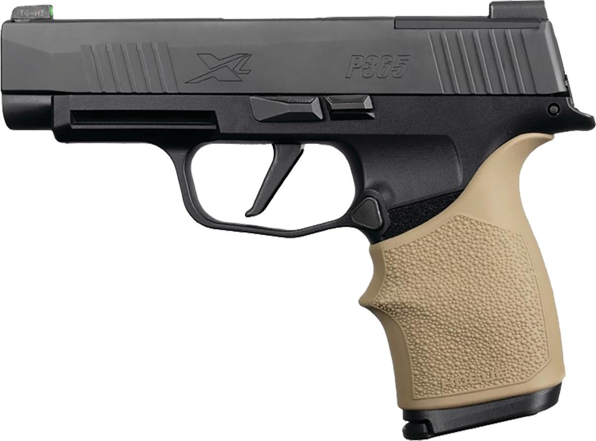 Hogue Grips Hogue Hogue HandAll Beavertail Grip Sleeve Sig Sauer P365XL- FDE