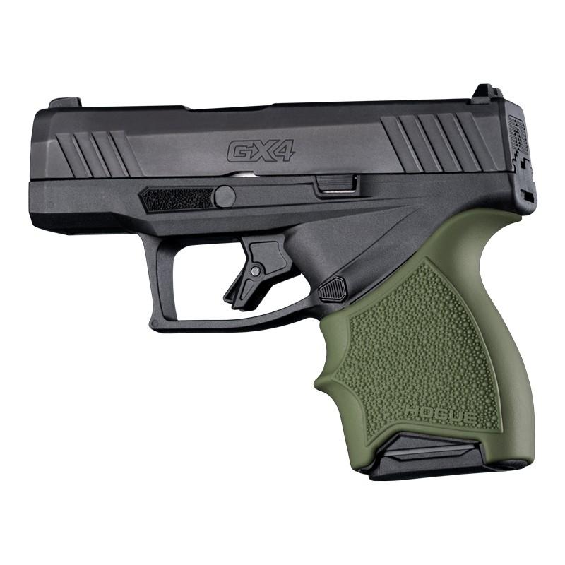 Hogue Grips Hogue Hogue HandAll Beavertail Handgun Grip Sleeve for Taurus GX4/GX4L OD Green