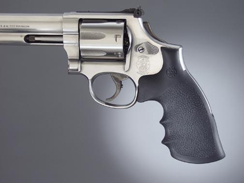 Hogue Grips Hogue Hogue S&W K/L Convertion Kit - Round to Square Butt - Rubber Monogrip