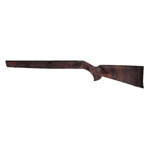 Hogue Chassis & Stocks Hogue Hogue Ruger 10-22 Rubber OverMolded Stock with Standard Barrel Channel Red Lava