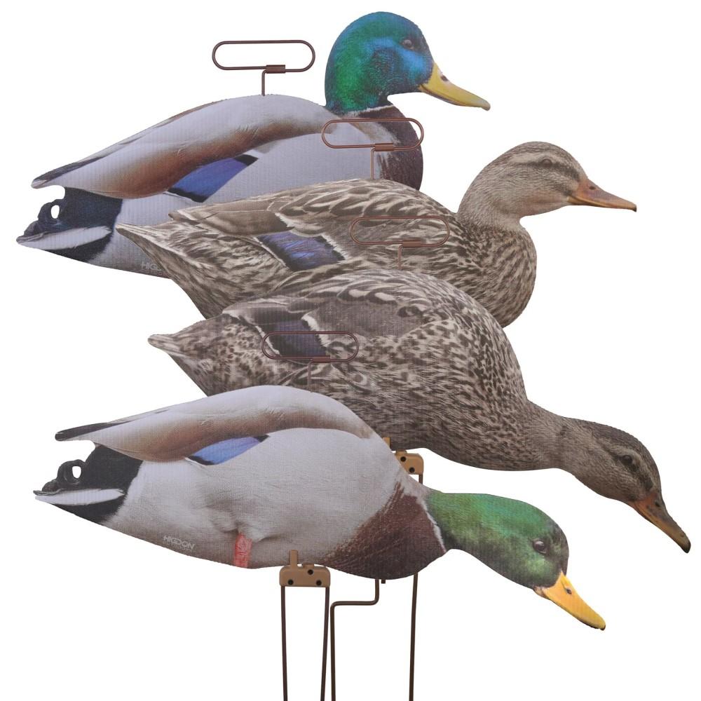 Higdon Outdoors Duck Decoys|Hunting Higdon Outdoors Higdon Outdoors Flats Mallard Duck Motion SiLeft Handouettes 12/ct
