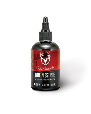 Hunters Specialties Scent Attractants Hunters Specialties Buck Bomb Doe ?N Estrus Liquid 4 oz with 4 Wicks
