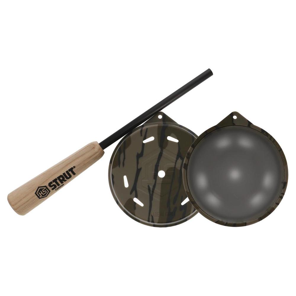 Hunters Specialties Slate & Glass Calls Hunters Specialties Hunters Specialties Camo Cutt'r Glass Pot Call Mossy Oak Bottomland