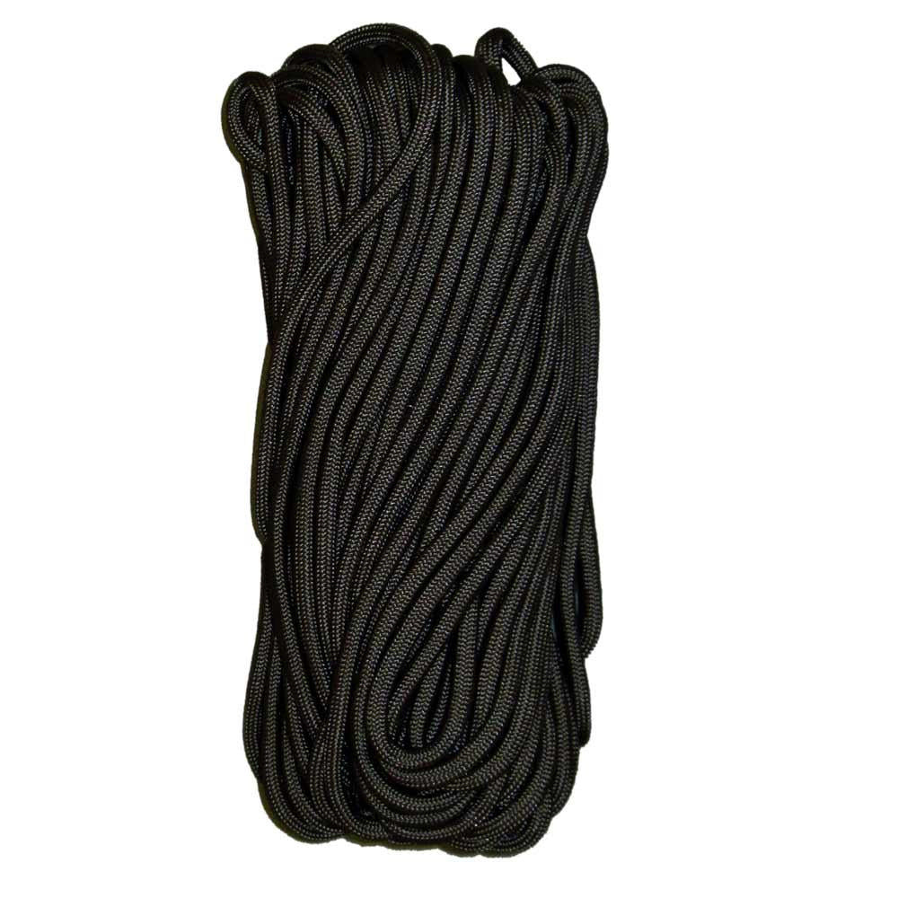 Military Products Emergency & Survival Military Products TacShield 550 Cord Paracord 50 ft Black